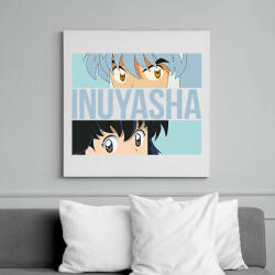 printfashion Inuyasha - Szemek - Vászonkép - Fehér (6641239)
