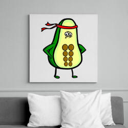 printfashion Fitness Avocado - Vászonkép - Fehér (6631083)