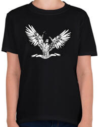 printfashion Zyzz Angel - Gyerek póló - Fekete (1584188)