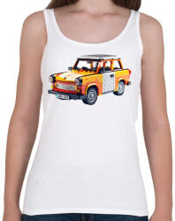 printfashion LEGO Trabant - Retro autó - Női atléta - Fehér (15533192)