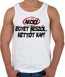 printfashion Akció! - Férfi atléta - Fehér (2156095)