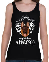 printfashion Megtaláltam a mancsod - Német juhász - Női atléta - Fekete (5453440)