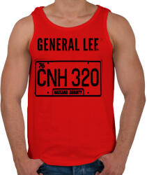 printfashion GENERAL LEE - Férfi atléta - Piros (2066105)