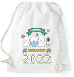 printfashion Helló 2022 - újév - Sportzsák, Tornazsák - Fehér (5631572)