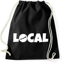 printfashion Local - Sportzsák, Tornazsák - Fekete (2757423)