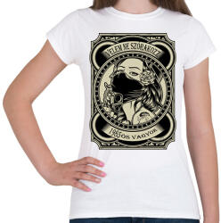 printfashion 1985 Velem ne szórakozz - Női póló - Fehér (5964177)