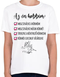 printfashion Műköröm - Gyerek póló - Fehér (5701818)