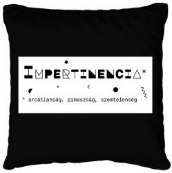 printfashion Impertinencia - Párnahuzat, Díszpárnahuzat - Fekete (6398719)