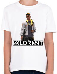 printfashion Valorant Phoenix - Gyerek póló - Fehér (2527076)