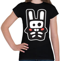 printfashion sims. bunny - Női póló - Fekete (15477675)