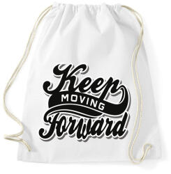 printfashion Menj előre - Sportzsák, Tornazsák - Fehér (183765)