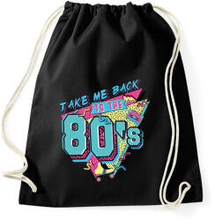 printfashion 80-as évek - Sportzsák, Tornazsák - Fekete (13303369)