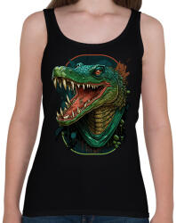 printfashion Mérges krokodil - Női atléta - Fekete (12600946)