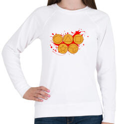 printfashion Squid game törökméz - Női pulóver - Fehér (14185858)