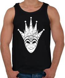 printfashion Boris Brejcha - Férfi atléta - Fekete (1800486)