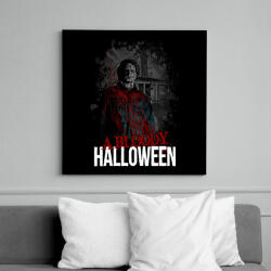 printfashion Véres halloween - Vászonkép - Fekete (6651917)