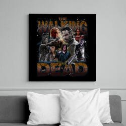 printfashion The Walking Dead vintage - Vászonkép - Fekete (14237942)