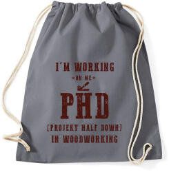 printfashion PHD - Sportzsák, Tornazsák - Grafitszürke (1839578)