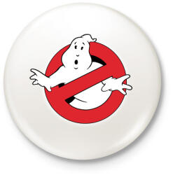 printfashion ghostbusters - Kitűző, hűtőmágnes - Fehér (3075457)