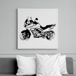 printfashion suzuki v-strom - Vászonkép - Fehér (6633277)