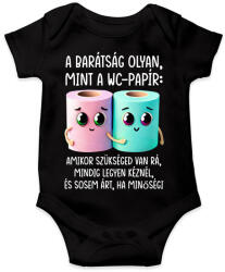 printfashion Cuki Barátok - Baba Body - Fekete (13374956)