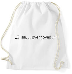 printfashion I am. . . overjoyed. - Sportzsák, Tornazsák - Fehér (4169482)