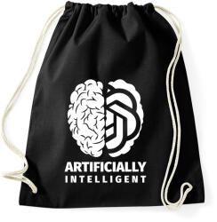 printfashion Artificially intelligent - Sportzsák, Tornazsák - Fekete (14579789)