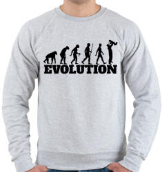 printfashion APA evolúció - Férfi pulóver - Sport szürke (988567)