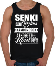 printfashion Tökéletes kamionos - Férfi atléta - Fekete (1006296)