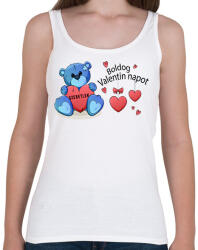 printfashion Boldog Valentin Napot - Női atléta - Fehér (2179618)