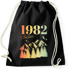 printfashion 1982 - Sportzsák, Tornazsák - Fekete (12718499)