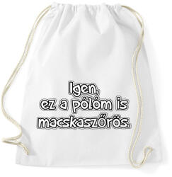 printfashion Macskaszőrös - Sportzsák, Tornazsák - Fehér (13861346)
