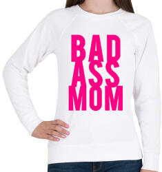 printfashion Badass moms - Női pulóver - Fehér (2514263)