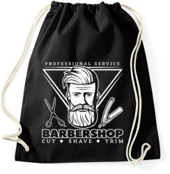 printfashion Barbershop 4 - Sportzsák, Tornazsák - Fekete (6185945)