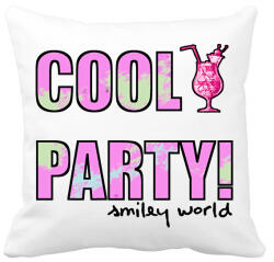 printfashion COOL PARTY - Párnahuzat, Díszpárnahuzat - Fehér (2343839)