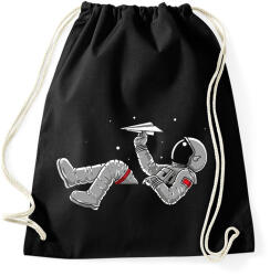 printfashion Űrhajós - Sportzsák, Tornazsák - Fekete (1906199)