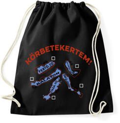 printfashion Körbetekertem! - Sportzsák, Tornazsák - Fekete (16602457)