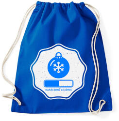 printfashion KARÁCSONY LOADING - Sportzsák, Tornazsák - Bright royal (9553705)