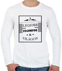 printfashion A legjobb fogorvos - Férfi hosszú ujjú póló - Fehér (7226046)