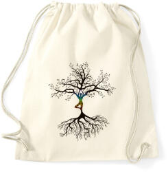 printfashion Vriksasana - Sportzsák, Tornazsák - Natúr (14511576)