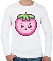 printfashion cukisagok-001 - Férfi hosszú ujjú póló - Fehér (5335374)