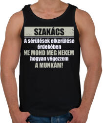 printfashion Szakács - Férfi atléta - Fekete (1492836)