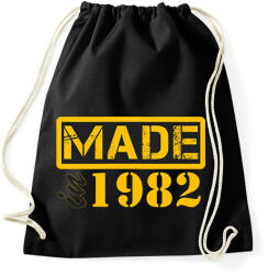 printfashion 1982 - Sportzsák, Tornazsák - Fekete (12798836)