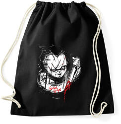 printfashion Chucky - Sportzsák, Tornazsák - Fekete (5564115)