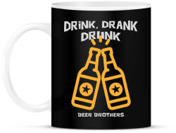 printfashion DRINK DRANK DRUNK - Bögre - Fekete (10357380)