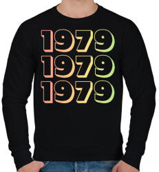 printfashion 1979 - Férfi pulóver - Fekete (12733634)