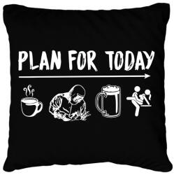 printfashion Hegesztő Napi Rutin - Párnahuzat, Díszpárnahuzat - Fekete (5456704)