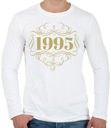 printfashion 1995 - Férfi hosszú ujjú póló - Fehér (4460008)