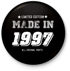printfashion 1997 - Kitűző, hűtőmágnes - Fekete (4055960)