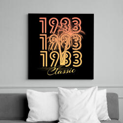 printfashion 1983 - Vászonkép - Fekete (12537874)